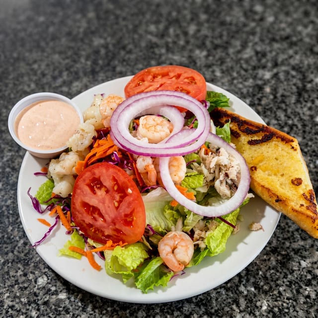SEAFOOD SALAD.