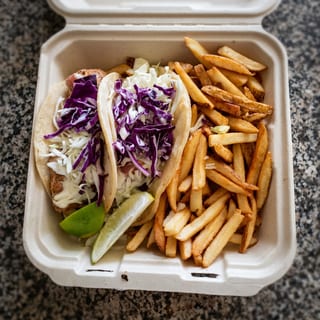 ORIG FISH (2) TACO PLATE