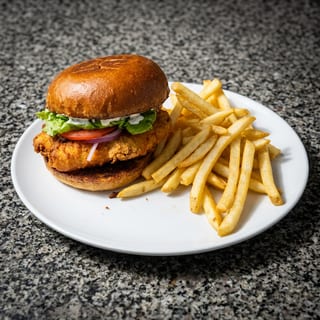 HAMBURGER & FRIES