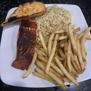SMOKED SALMON (2) TACO PLATE